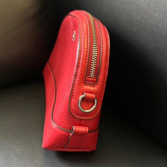 NWT! RARE! F76673 Coach Dome Bright Cardinal Leather Crossbody Bag - Picture 3 of 10